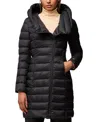 Soia & Kyo Karelle Water Repellent 700 Fill Power Down Puffer Coat In Black