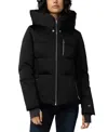 Soia & Kyo Women's Hooded Zip-front Down Puffer Coat In Black