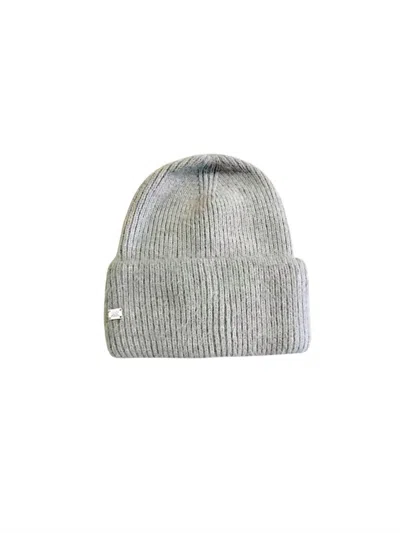Soia & Kyo Women's Jaya Fuzzy Rib-knit Hat In Stone