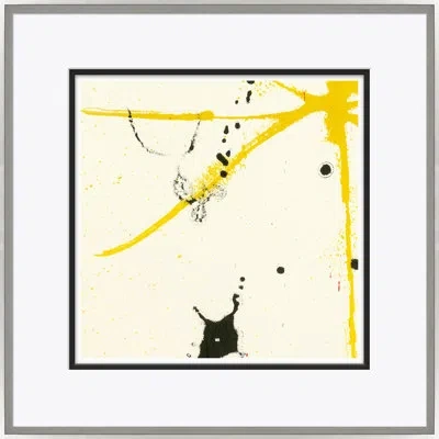 Soicher Marin '1960's Pop Mod Crops' - Picture Frame Painting Painting On Paper In Black;beige;yellow