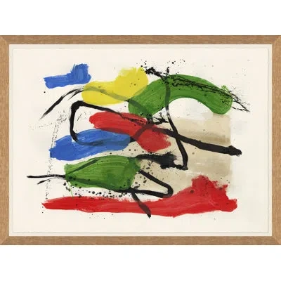Soicher Marin 60's Pop Art' - Picture Frame Painting On Paper In Multi