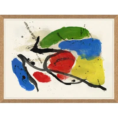Soicher Marin 60's Pop Art' - Picture Frame Print On Paper In Blue;green;red