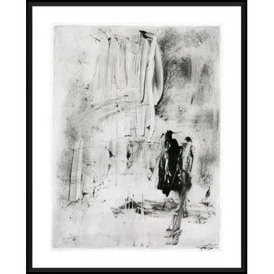 Soicher Marin A Study In Black And White - Picture Frame Painting On Paper