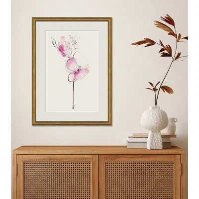 Soicher Marin A Study In Pink Iii By Yuki Osada - Single Picture Frame Painting In Multi