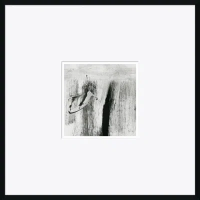 Soicher Marin Abstract Locomotion - Picture Frame Painting On Paper In Black