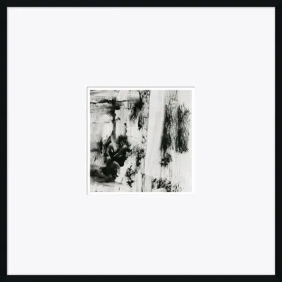 Soicher Marin Abstract Locomotion - Picture Frame Painting On Paper In Black