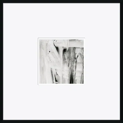 Soicher Marin Abstract Locomotion - Picture Frame Painting On Paper In Black