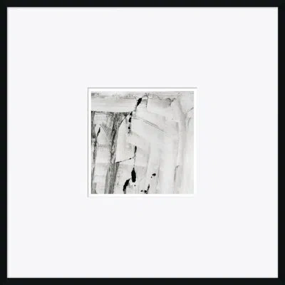 Soicher Marin Abstract Locomotion - Picture Frame Painting Print In Black;gray