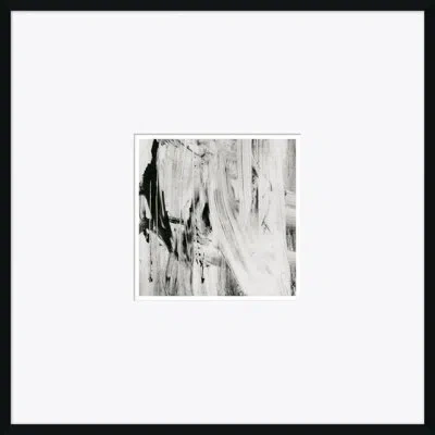 Soicher Marin Abstract Locomotion - Picture Frame Painting Print In Black;gray