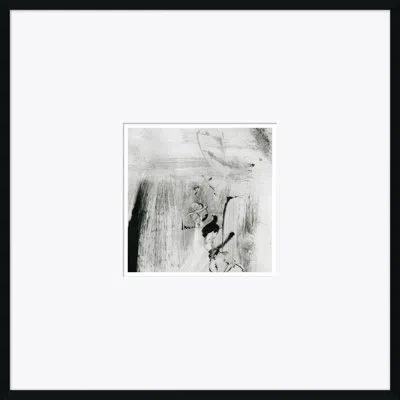 Soicher Marin Abstract Locomotion - Picture Frame Painting Print In Black;gray