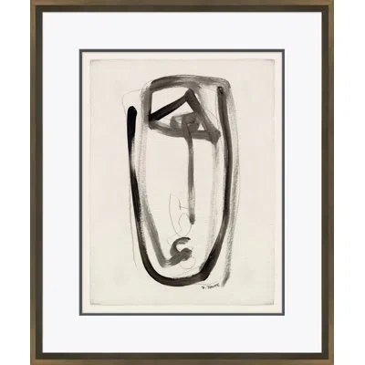 Soicher Marin 'abstracts In Black And White' - Picture Frame Painting On Paper In Multi