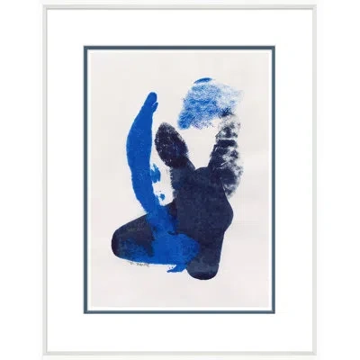 Soicher Marin 'abstracts In Blue' - Picture Frame Painting On Paper