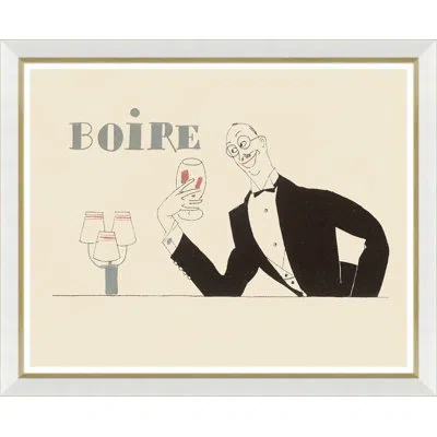 Soicher Marin American Bar - Framed Print In Neutral