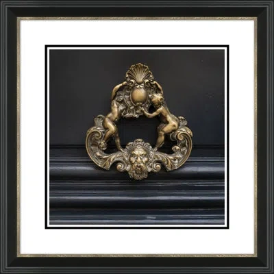 Soicher Marin Angels Knocking By David Phoenix - Picture Frame Photograph On Paper In Black