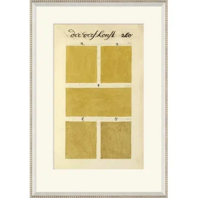 Soicher Marin Antique Color Swatches In Yellow