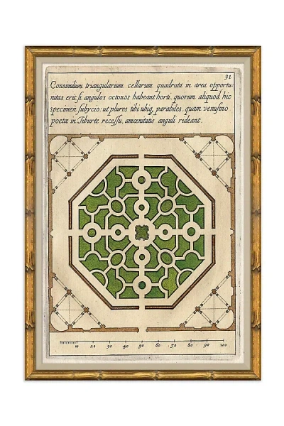 Soicher Marin Antique Garden Plans Wall Art