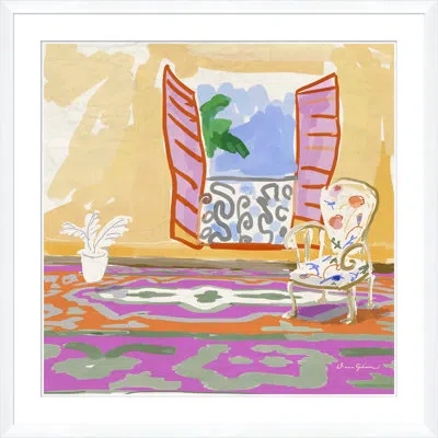 Soicher Marin Apres Sun By Dana Gibson - Picture Frame Painting In Pink;orange