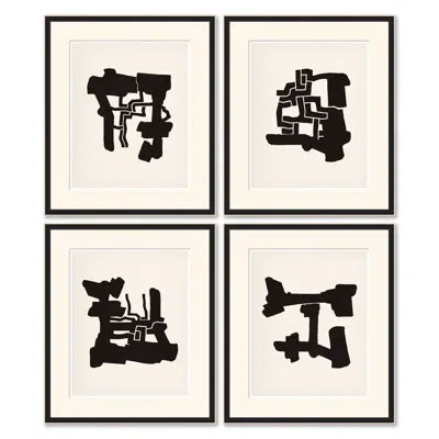 Soicher Marin Arcana I-iv - 4 Piece Single Picture Frame Painting Set In Multi