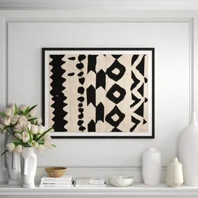 Soicher Marin Arrowhead By Dana Gibson - Picture Frame On Paper In Black;beige