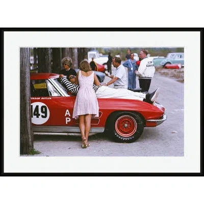 Soicher Marin Bahamas Speed Week By Slim Aarons - Single Picture Frame Photograph In Black Framed Paper