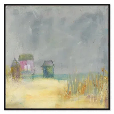 Soicher Marin Beachside By Jill Krasner - Single Picture Frame Painting On Canvas In Black