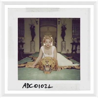 Soicher Marin "beauty And The Beast- Slide", Slim Aarons, January 1, 1950 - Picture Frame Photograph In White