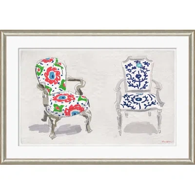 Soicher Marin Bergere By Dana Gibson - Picture Frame Painting On Paper In Gray