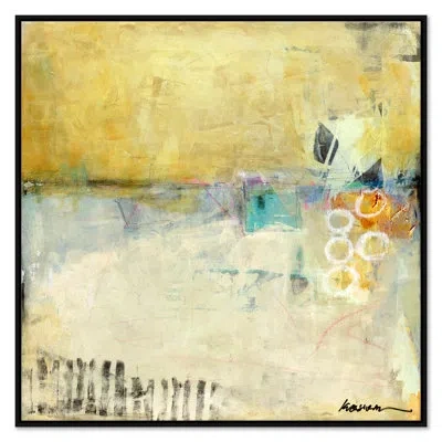 Soicher Marin Beyond The Fence By Jill Krasner - Single Picture Frame Painting On Canvas In Multi