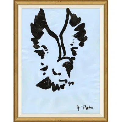 Soicher Marin Bird Series Xix By Joseph Mota - Picture Frame Painting In Blue