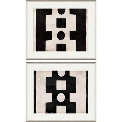 Soicher Marin Black And White Abstracts By Paule Marrot - Single Picture Frame Print