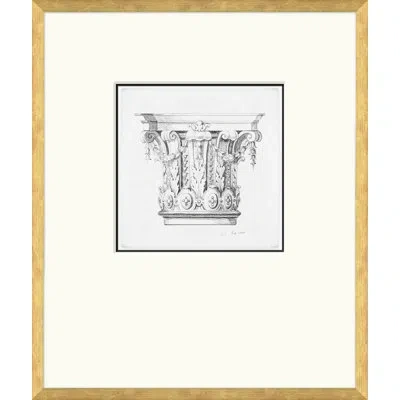 Soicher Marin Black And White Columns - Framed Print On Paper (b) In Multi