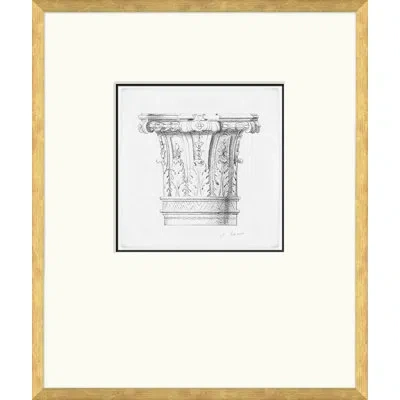 Soicher Marin Black And White Columns - Framed Print On Paper (c) In Neutral