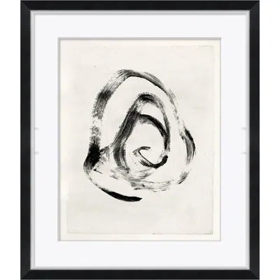 Soicher Marin 'black & White Swirl' - Picture Frame Painting On Paper