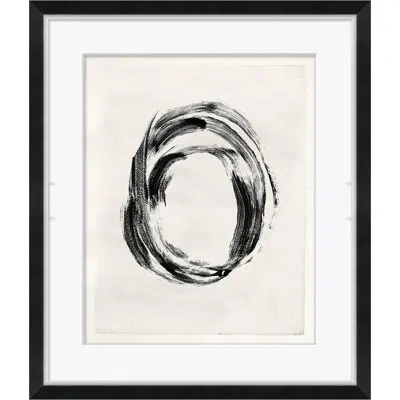 Soicher Marin 'black & White Swirl' - Picture Frame Painting On Paper