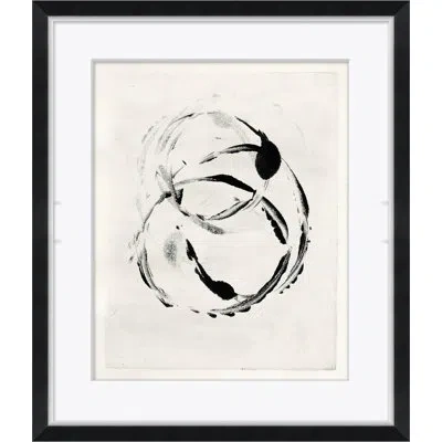 Soicher Marin 'black & White Swirl' - Picture Frame Painting On Paper