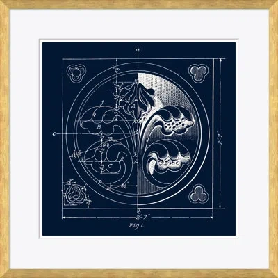 Soicher Marin Blue Figure 1 By David Phoenix - Picture Frame Drawing Print On Paper
