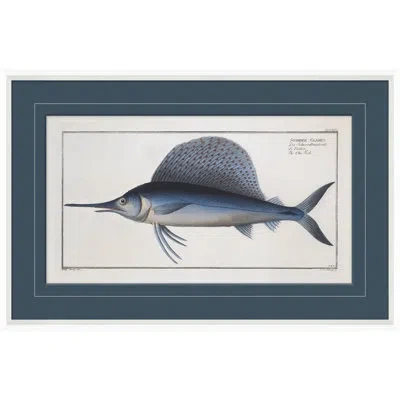 Soicher Marin Blue Fish 3 - Picture Frame Print On Paper