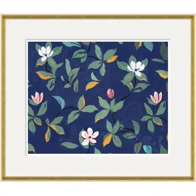 Soicher Marin Blue Magnolia By Paule Marrot - Single Picture Frame Print In Multi