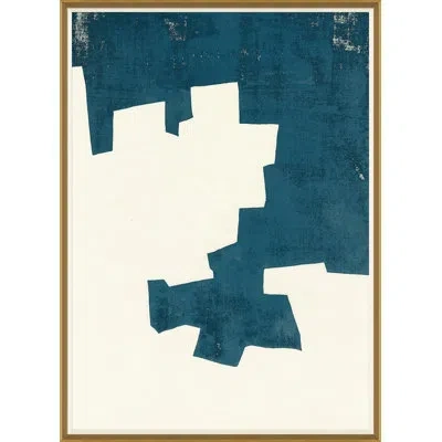 Soicher Marin Blue' - Picture Frame On Paper In Blue;white