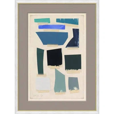 Soicher Marin 'blues' By Susan Hable - Picture Frame Painting On Paper In Black