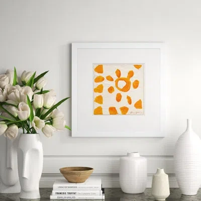 Soicher Marin 'bon Dia' By Dana Gibson - Picture Frame On Paper In Beige;orange