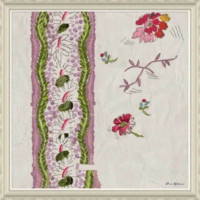 Soicher Marin Botany By Dana Gibson - Picture Frame Painting In Blue;green;red;pink