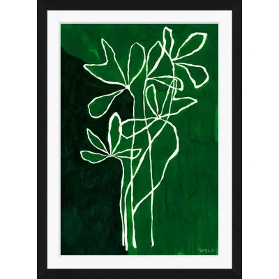 Soicher Marin Bouquet I By Susan Hable Picture Frame Painting In Green