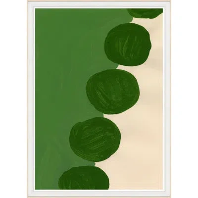 Soicher Marin 'boxwood' By Susan Hable - Picture Frame Painting On Paper In Green