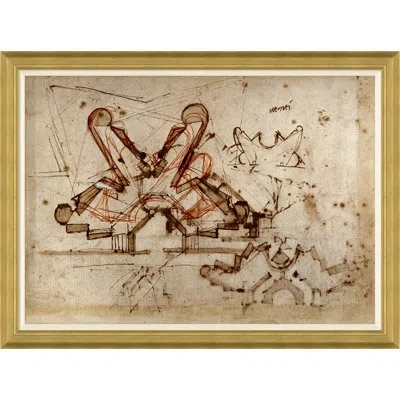 Soicher Marin Bozettto By David Phoenix - Picture Frame Drawing Print On Paper In Brown