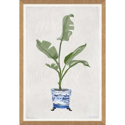 Soicher Marin Bristow Palm By Dana Gibson - Picture Frame Painting In Brown