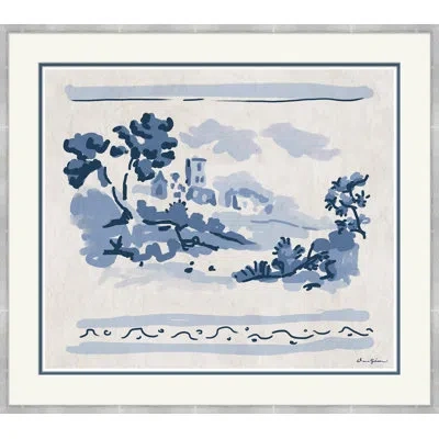 Soicher Marin 'bristow Park' By Dana Gibson - Picture Frame Painting On Paper In Multi