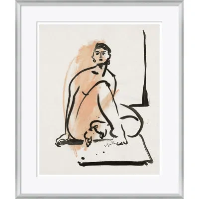 Soicher Marin Brush Of Natural Color - Picture Frame Graphic Art On Paper In White