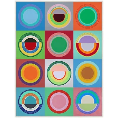 Soicher Marin Bulls Eye X 12 - Picture Frame Graphic Art On Canvas In Multi