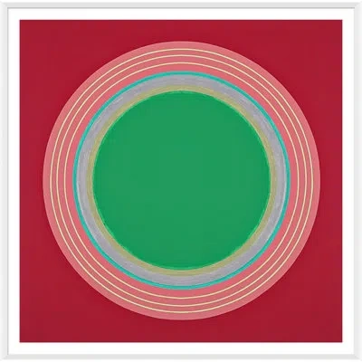 Soicher Marin Bullseye - Picture Frame Print On Paper In White Framed,white